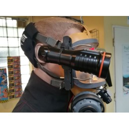 Lamp/camera holder for AGA DIVATOR full-face mask