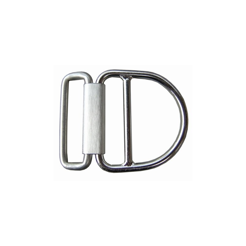 Fastening buckle with D-ring