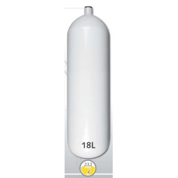 Bouteille en acier 18 L diametre 204 mm 230 Bar