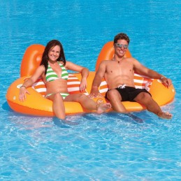 Inflatable chair for two "POOL N BEACH 2UP LOUNGE"