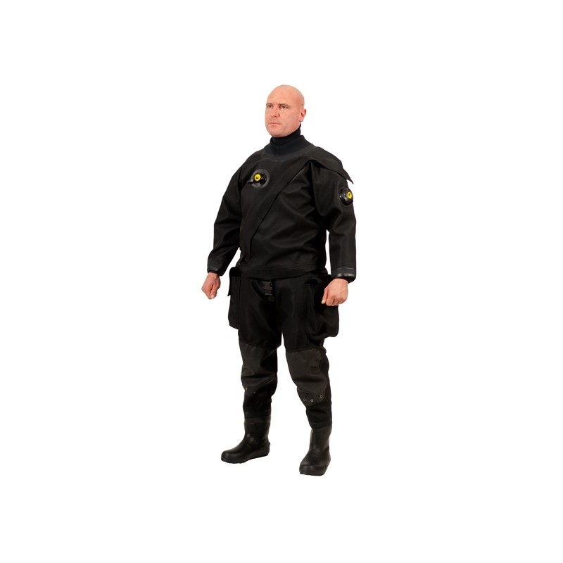 VTS CORDURA dry suit - front zip with latex hood