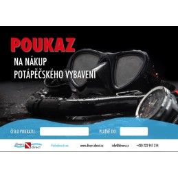 DIVERS DIRECT Poukaz dárkový na nákup zboží divers.cz