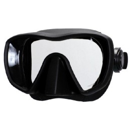 Mask FRAMELESS STAR II black, Sopras sub