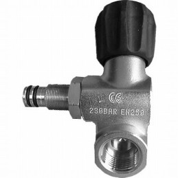 Valve extra output to monovalve 232 bar, O2 clean