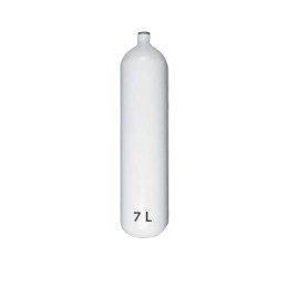 Bouteille en acier 7 L diametre 140 mm 300 Bar