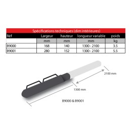 Maletín para fusil con ruedas S1