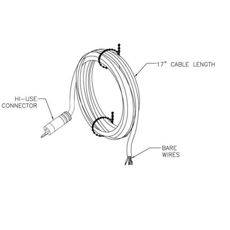 OTS Konektor Hi-Use s kabelem 43 cm divers.cz