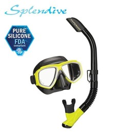 Conjunto de máscara y tubo de buceo Elite