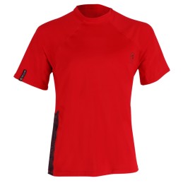 T-shirt rashguard XSCAPE RED hommes a manches courtes