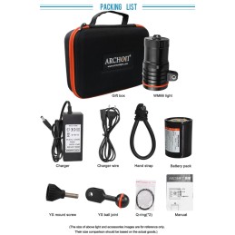 Archon Lampa ARCHON WM66 VIDEO PRO 12000 lumen divers.cz