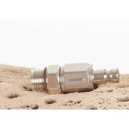 Quick coupling male with check valve QDM-CV-YM