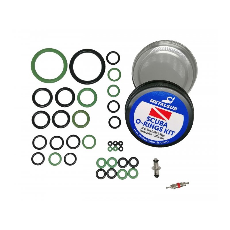 Set of o-rings 34 pcs - METALSUB