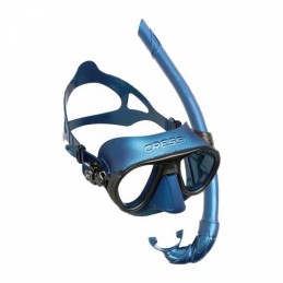 Conjunto de máscara CRESSI CALIBRO y snorkel CORSICA