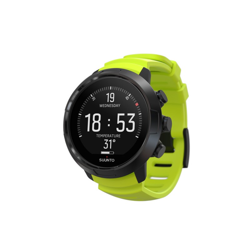 SUUNTO Počítač D5 Lime/ All Black + TANK POD divers.cz