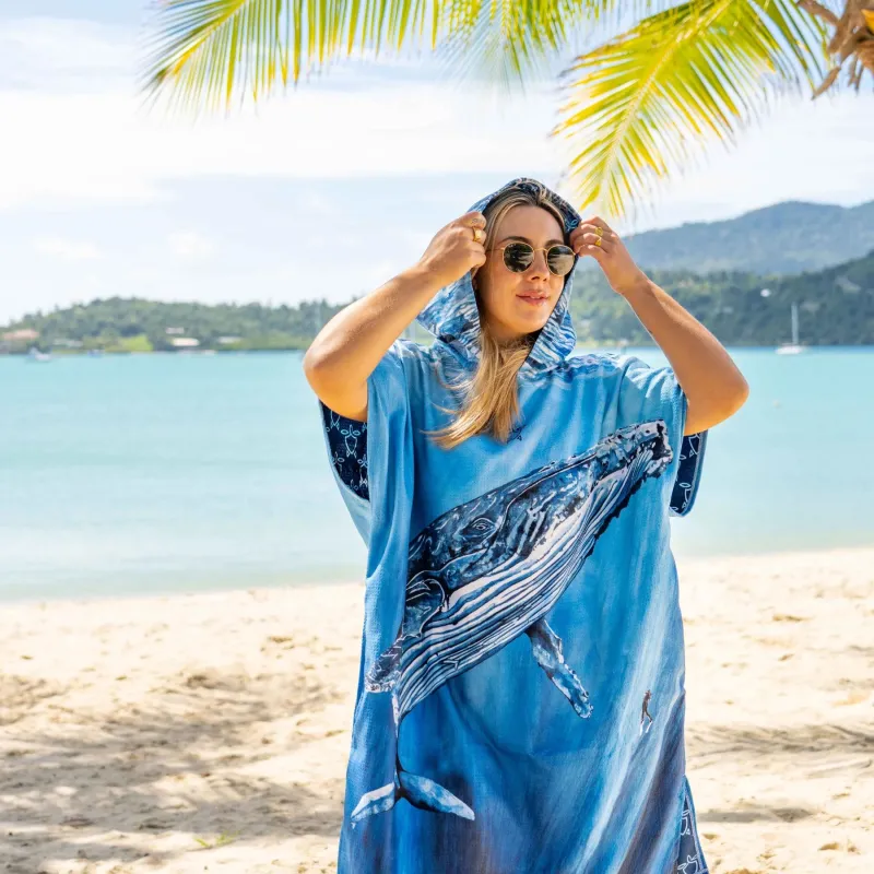 Pončo Changing Poncho Towel - Humpback Whale Pončo Changing Poncho Towel - Humpback Whale