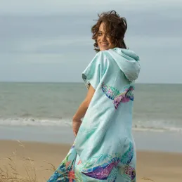 Poncho Changing Poncho Towel - Turtle