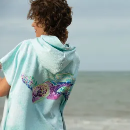 Poncho Changing Poncho Towel - Turtle
