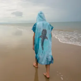 Changing Poncho Towel - Whale Shark