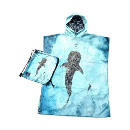 Changing Poncho Towel - Whale Shark