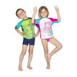 T-shirt Rash Guard Shield enfants filles