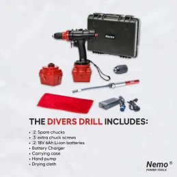 Accu drill 50 m V2 NEMO