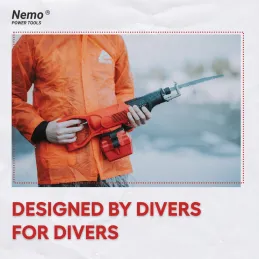 Cordless diving saw NEMO