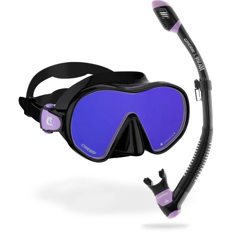 Set maska F-DUAL + šnorchl Supernova DRY Cressi|Cressi|Divers Direct