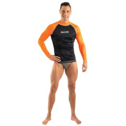 Triko rashguard s dlouhým rukávem pánské Seac Sub T-SUN oranžové|SEAC SUB|Divers Direct