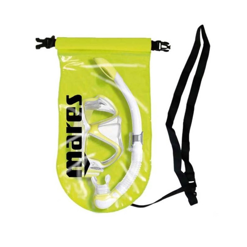 Set Maska + Šnorchl + Bóje Mares COMBO WAHOO NEON - Šnorchlovací set s Bójí|MARES|Divers Direct