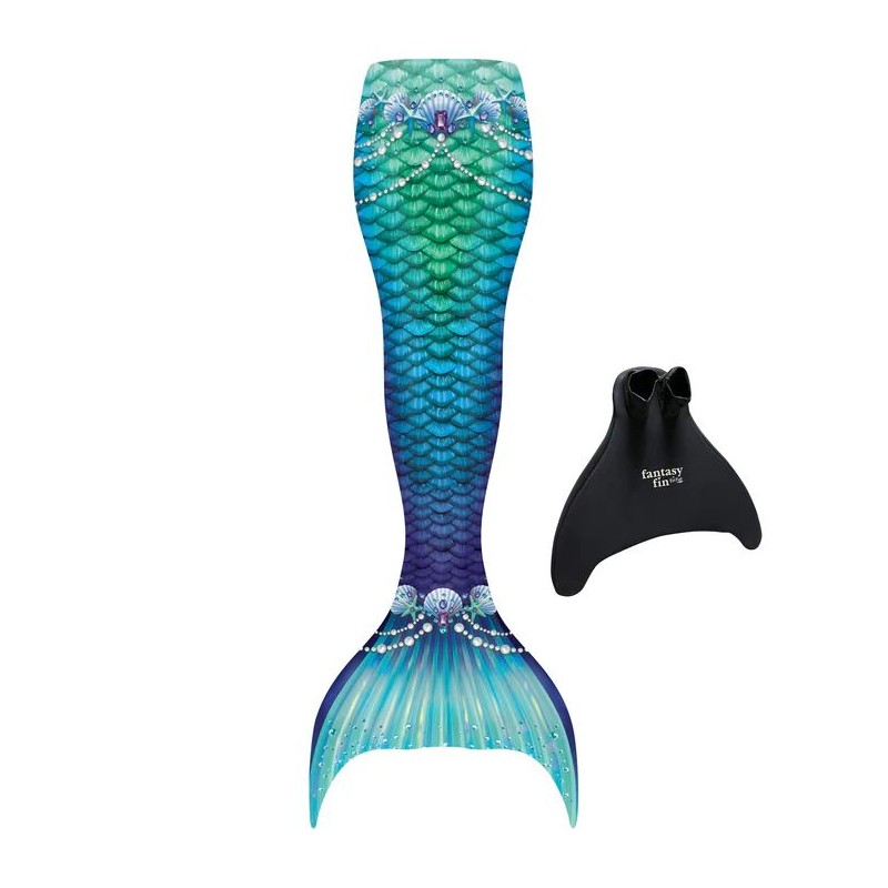 Kostým mořské panny STARTER Teal Fantasy s ploutví|Fin Fun|Divers Direct