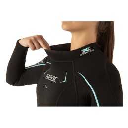 Neoprene women's long 3mm FEEL-S Seac Sub tiffany