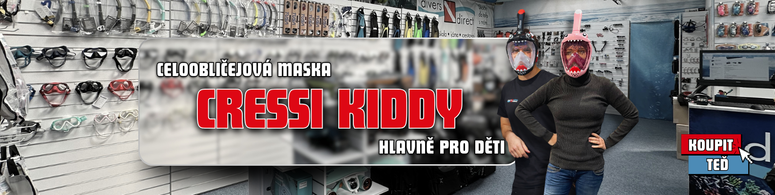 Dětská maska Cressi Kiddy